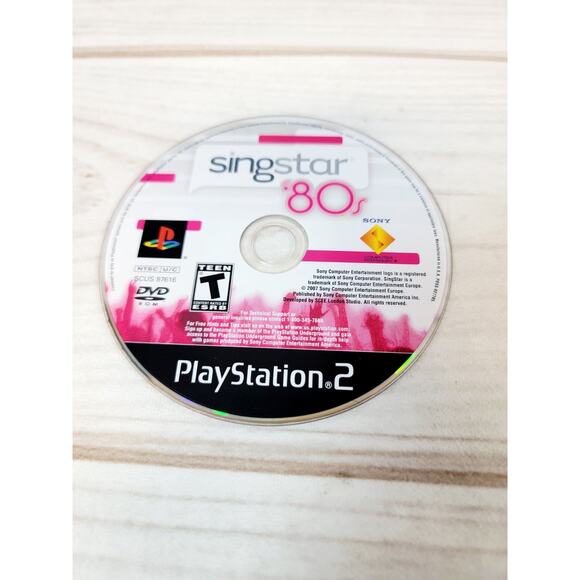 Singstar 80s & Pop Vol. 2 (Sony Playstation 2 PS2, 2007) DISCs ONLY - Picture 2 of 3